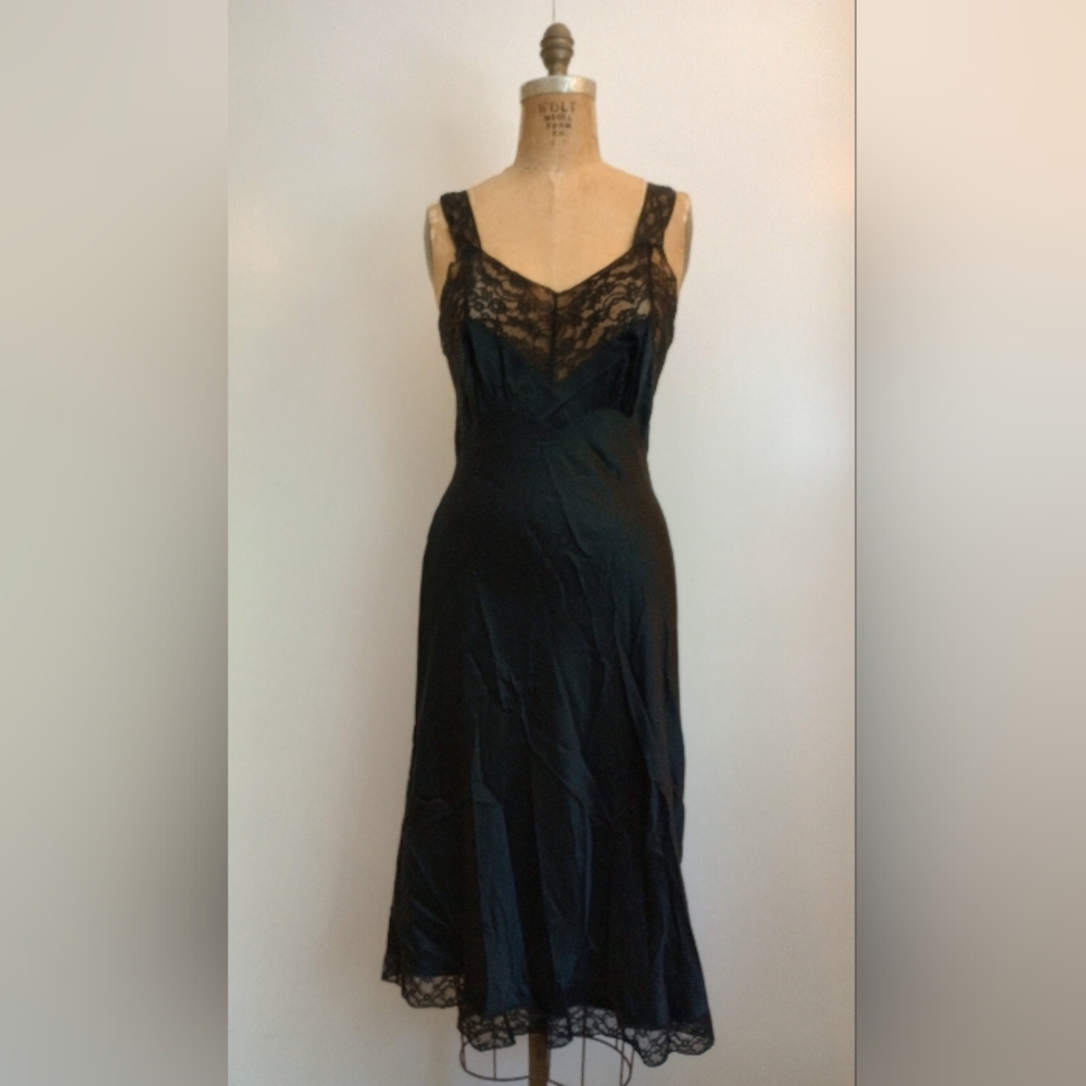 Black Silk Slip